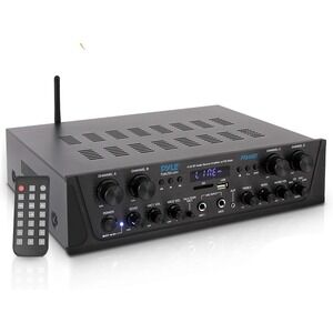 Pyle PTA44BT.5 500W Bluetooth‎ Karaoke Amplifier 4-Channel Home Theater Receiver